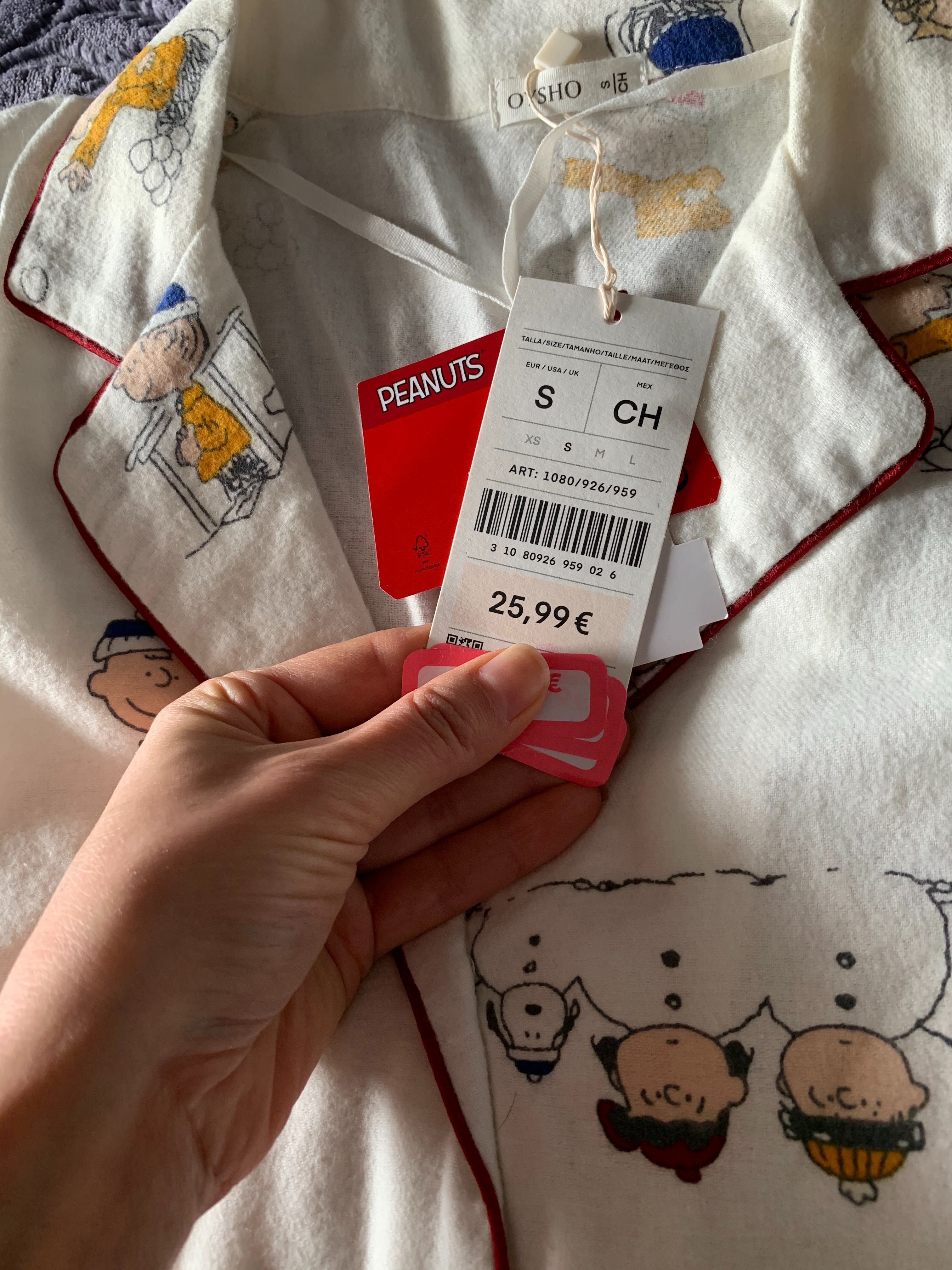 Нова жіноча піжама OYSHO розмір S женская пижама Снуппи