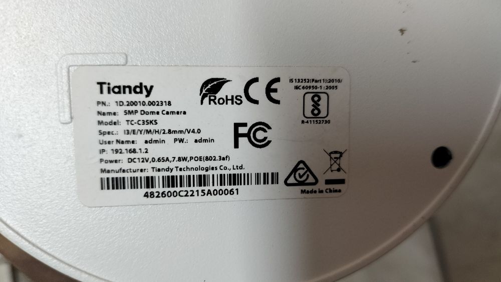 Zestaw monitoringu tiandy