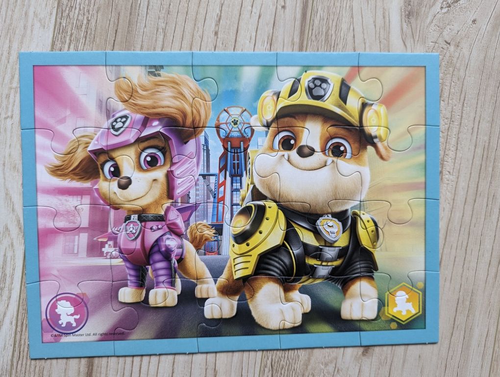 Пазли щенячий патруль paw patrol trefl 4 в 1