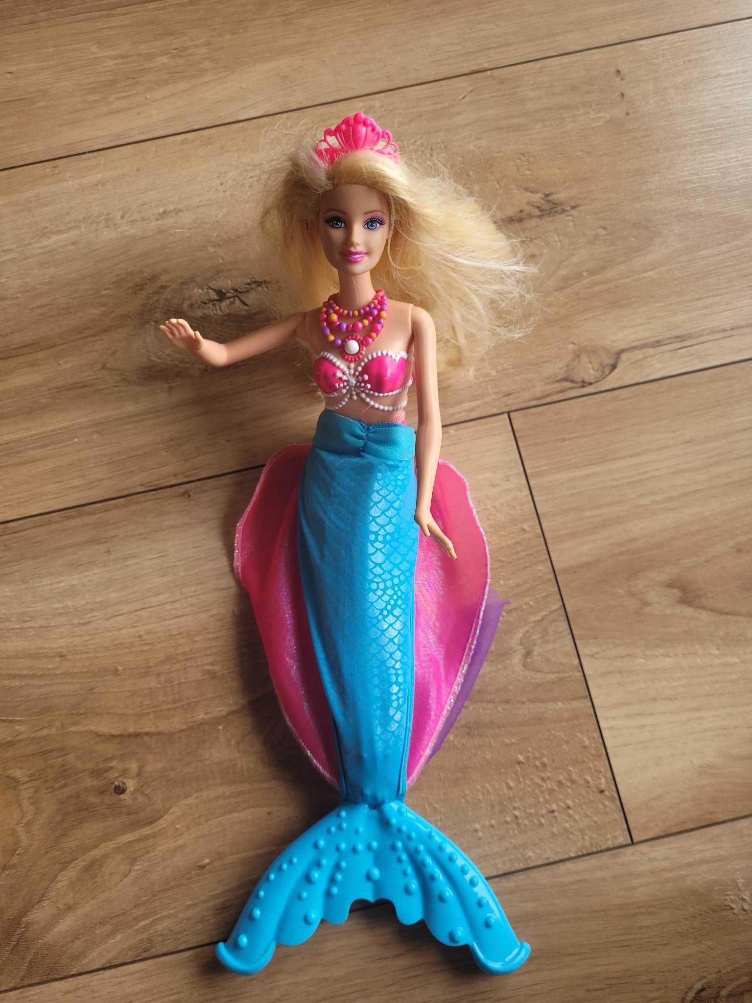 lalka barbie syrena otwierany ogon
