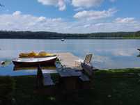 domek nad samym jeziorem, Mazury wolne terminy 05-12 lipca i po 20 wrz
