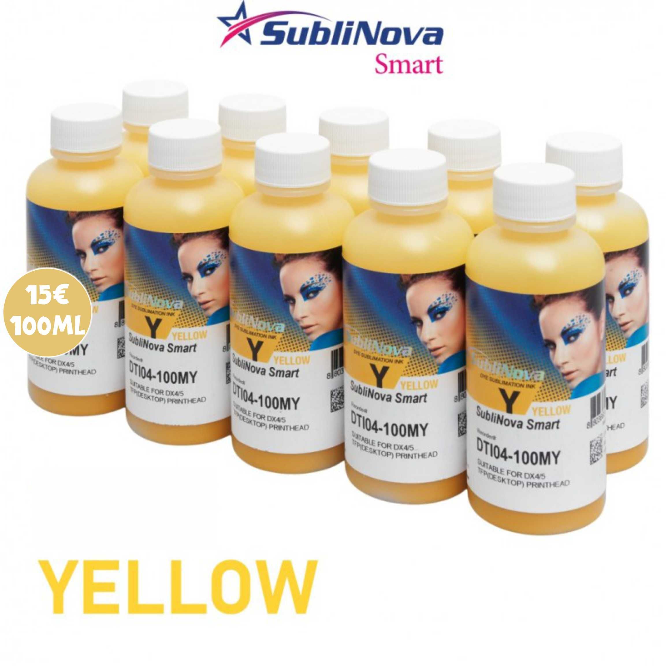 Tinta Sublimação SubliNova Smart (4x100ml CMYK)