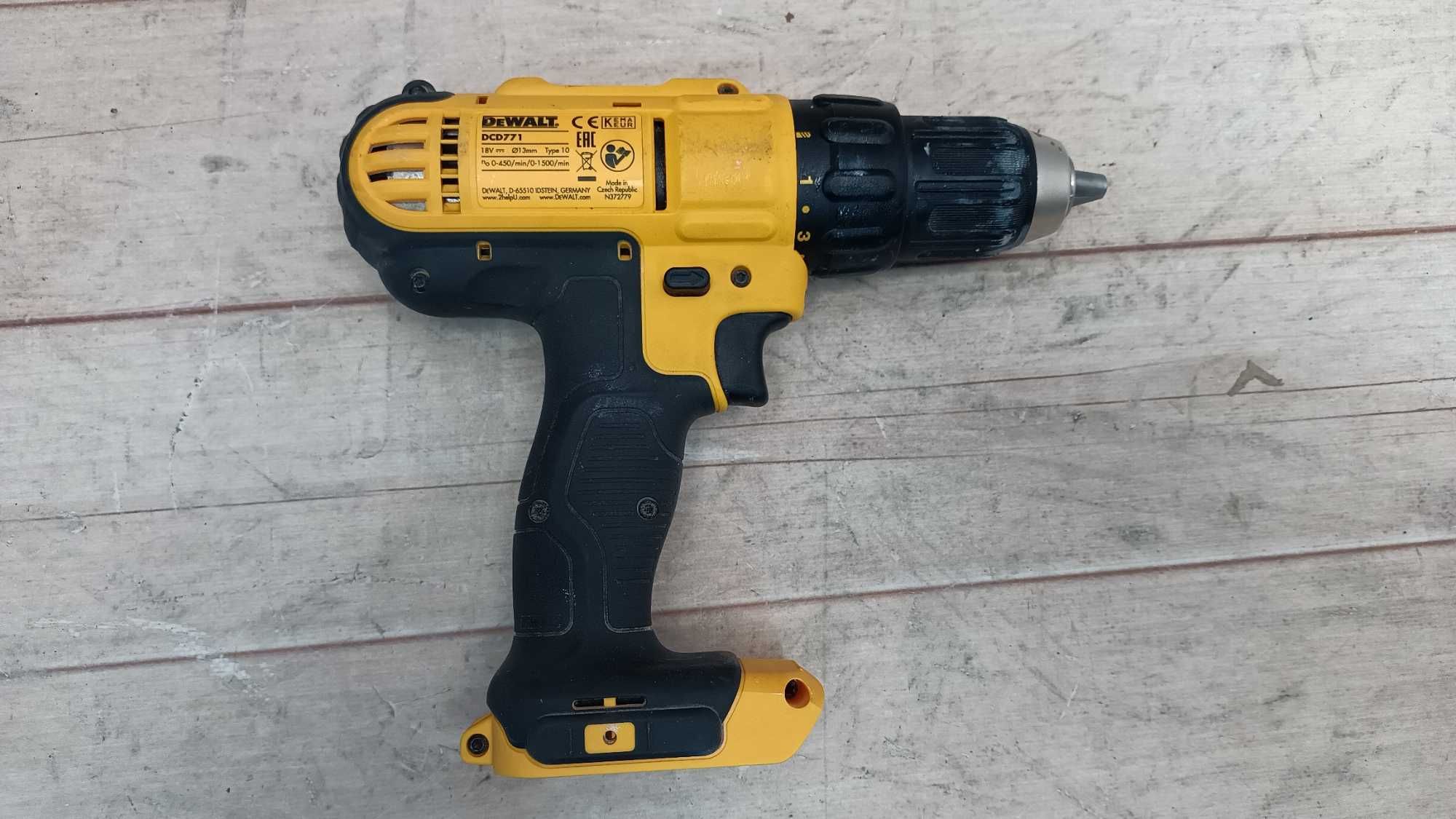 DeWALT DCD771 аккумуляторная ударная дрель-шуруповерт, оригинал