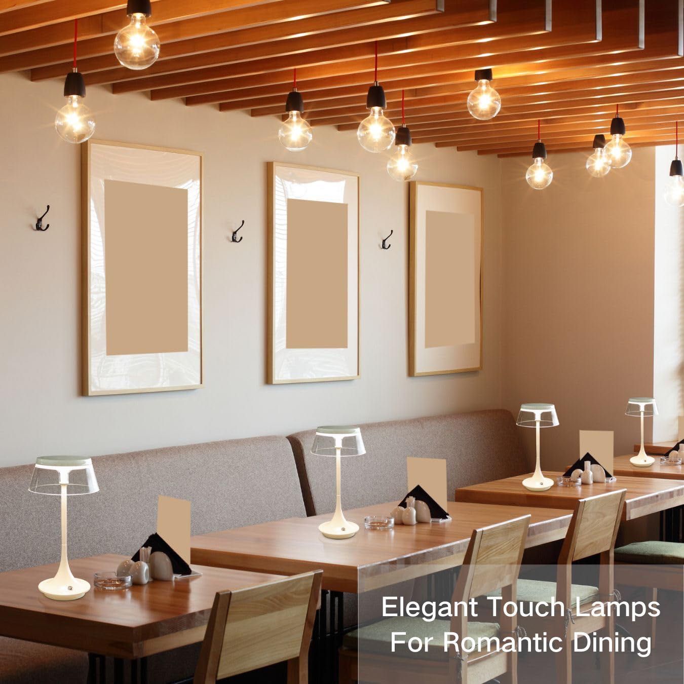 Lampa Nocna Aluminiowa 27 cm z szklanym Kloszem 1szt biała