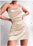 vestido bege/rosado NOVO