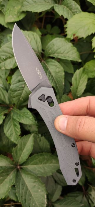 Kershaw Covalent 2042 D2,бочковидная рукоять и оптимальная форма лезви