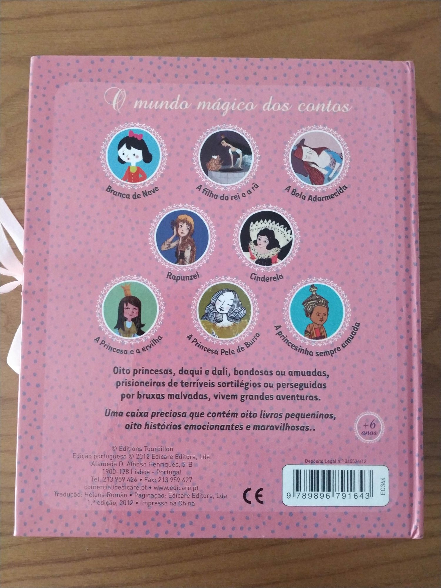 Livro "Segredos de Princesas" da Edicare  +6 anos