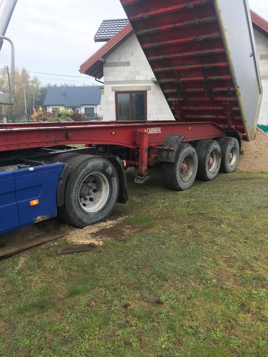 Sprzedam naczepę wywrotkę.Cala alu. Lekka 5300kg.