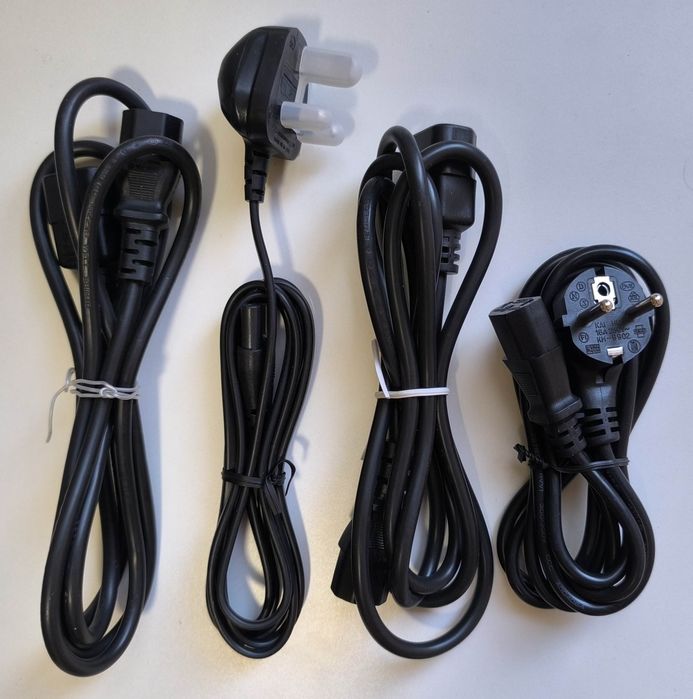 Кабелі перехідники до електроніки 220v Video USB різні Б/в, та нові