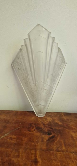 Piekny klosz szklany secesja art nouveau cudo dekor antyk Francja