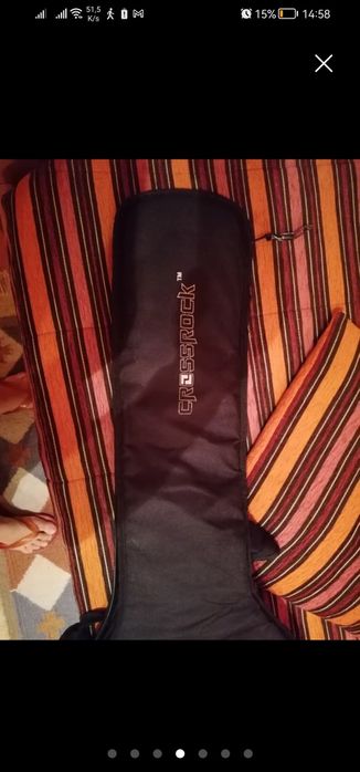 Baixo squier jazz bass , tripé, capa, alça e cabo