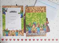 Zaproszenia urodzinowe minecraft