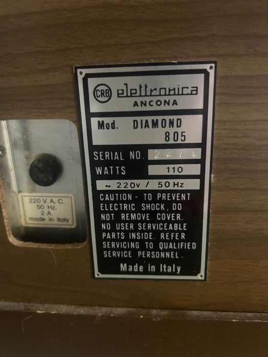 Organy elektryczne Diamond 805