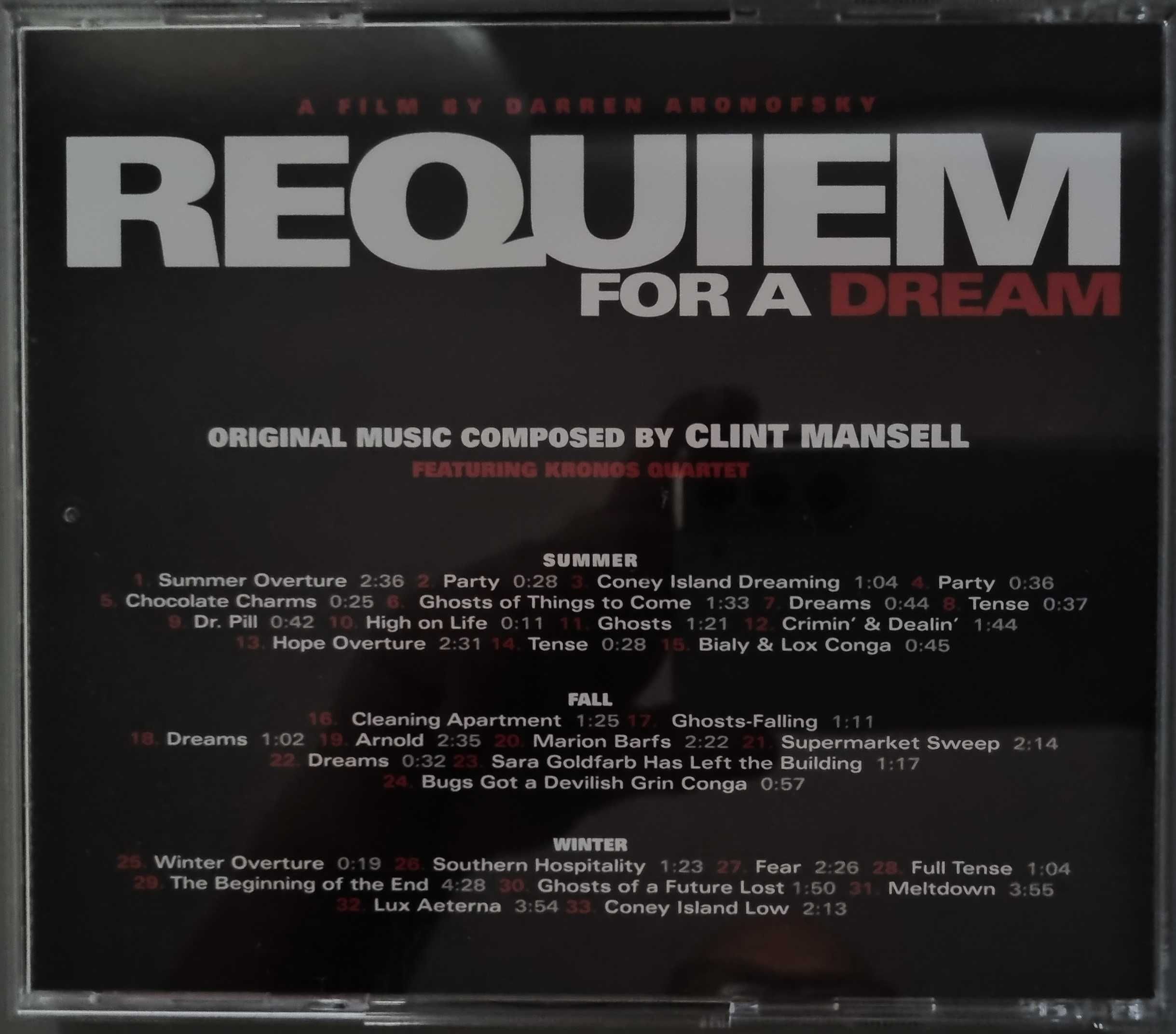 Płyta CD soundtrack Requiem dla snu / Requiem for a Dream