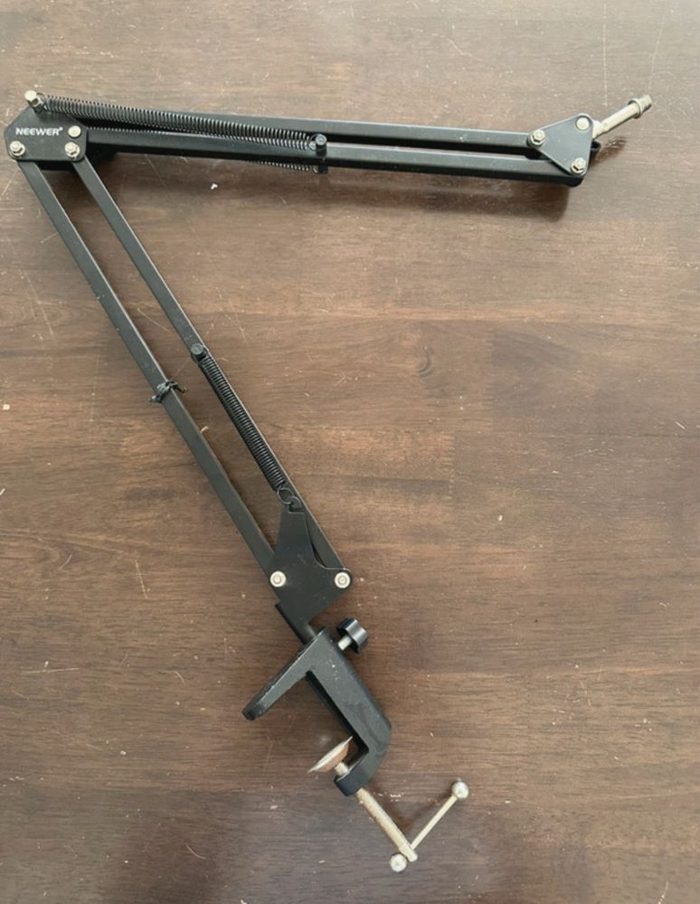 Braço de microfone de estúdio Neewer preto