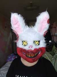 Маска, хэллоуин, карнавал,маска для пранка,маска заяц,маска медведь
