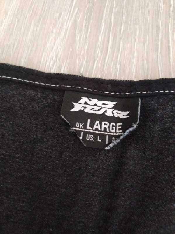 Kamizelka no fear custom washed style Punk Rock