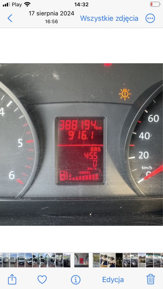Vw Crafter 2.0 TDI kontener winda FV
