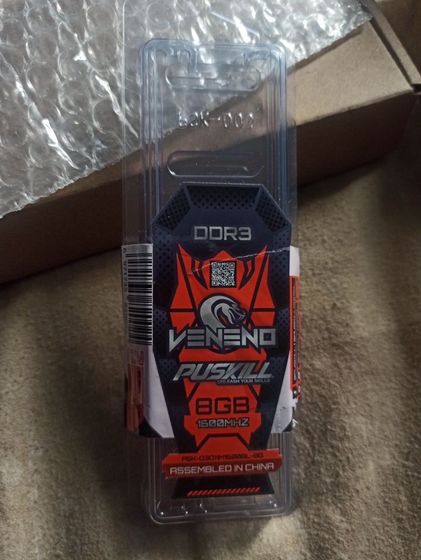 Оперативна пам'ять 8GB DDR3 1600MHZ