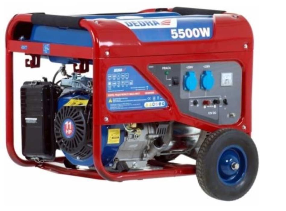 Бензиновий генератор Dedra DEGB6500K однофазний 5 кВт