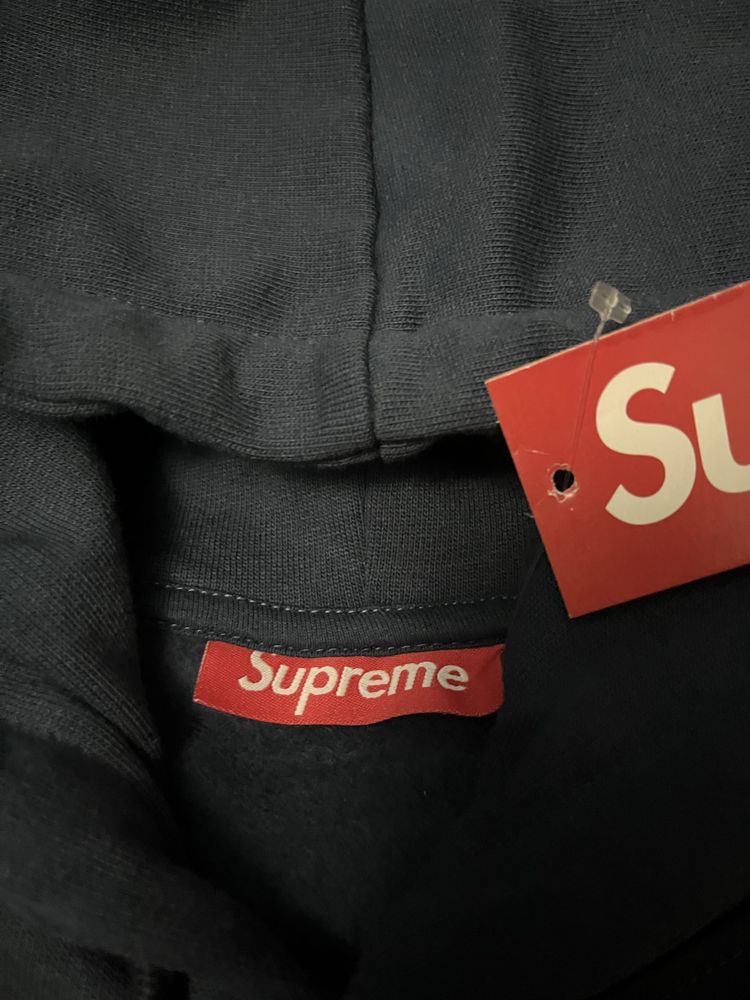 Hoodie Supreme Navy Blue