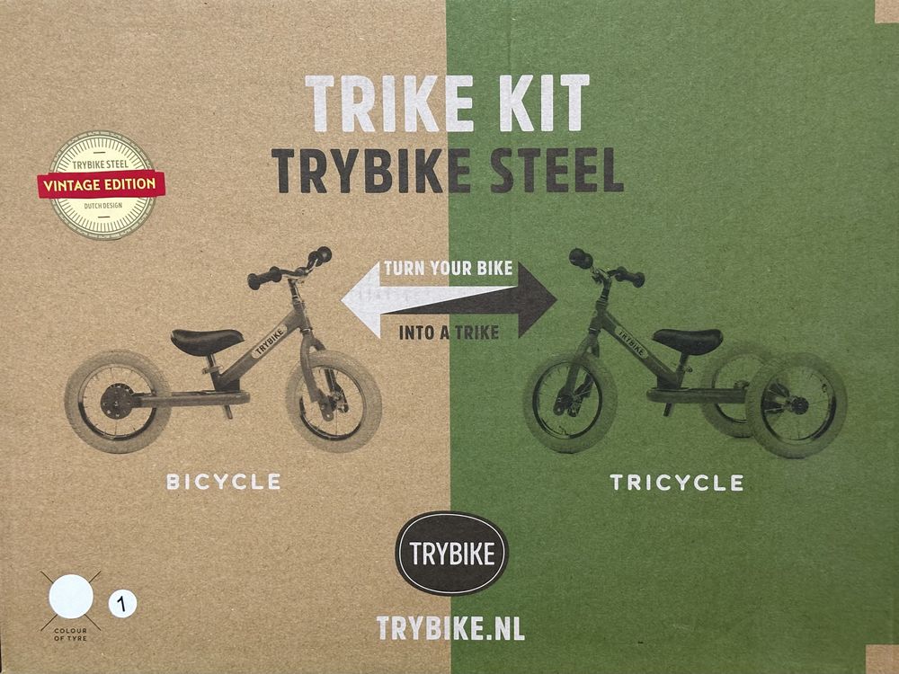 Беговел Trybike трехколесный велобег 2 в 1 от 18 месяцев-6 лет