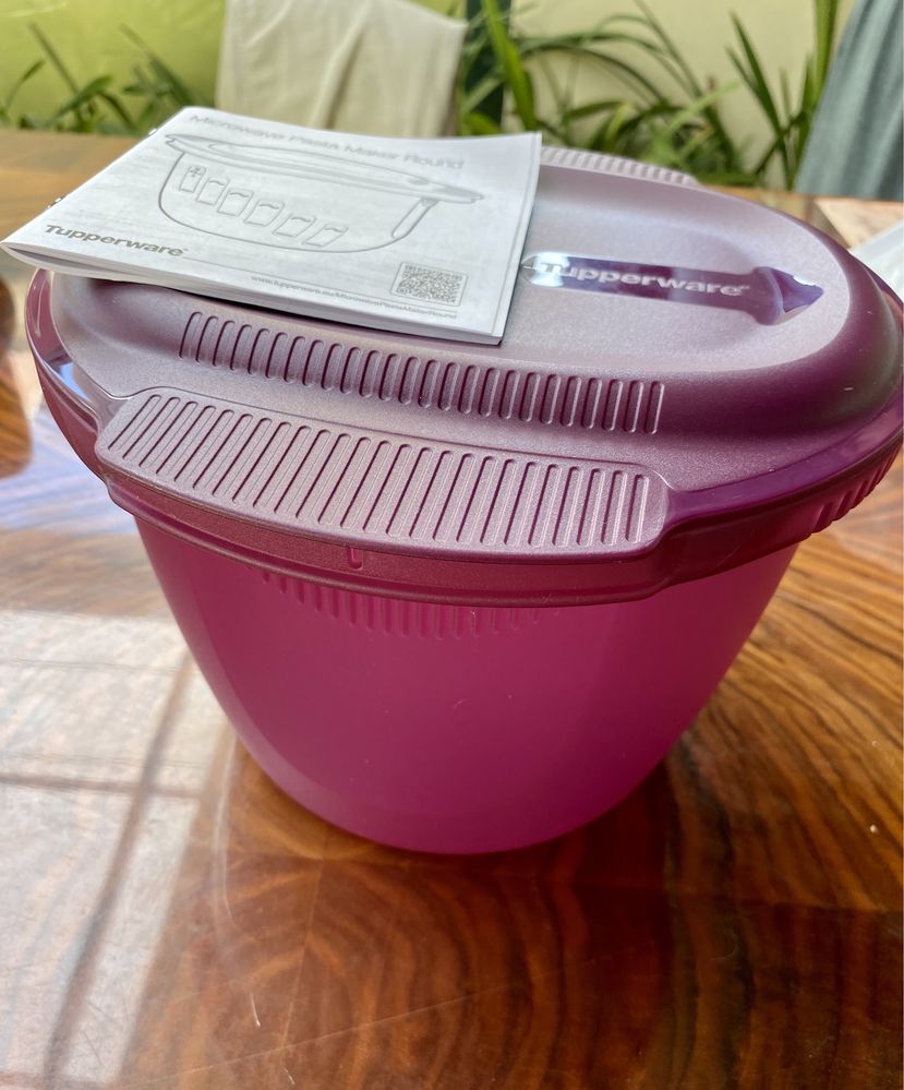 Tupperware microondas massa