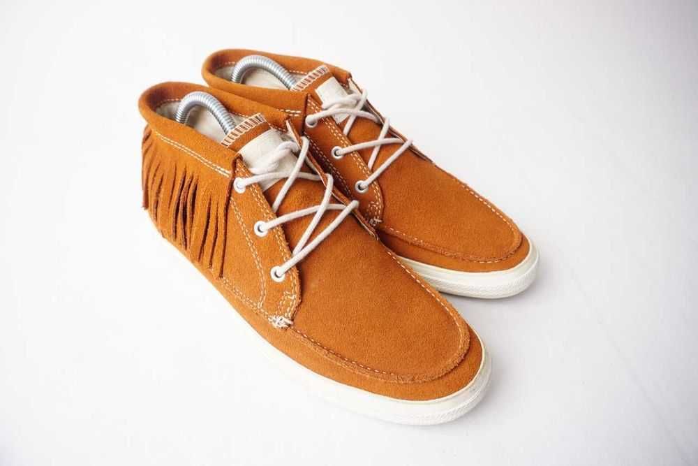 Мокасини/Кеди Конверс/Converse. Замша, бахрома. 41р/26,5см. Оригінал