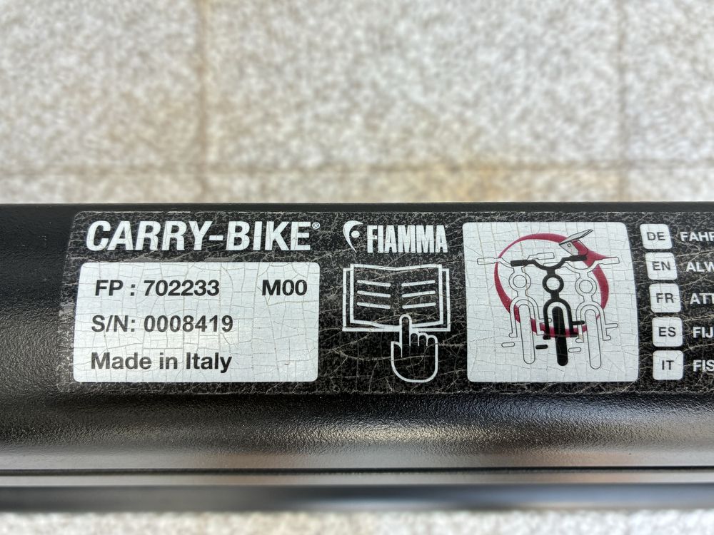 Suporte 2 bicicletas Carry Bike Pro Fiamma