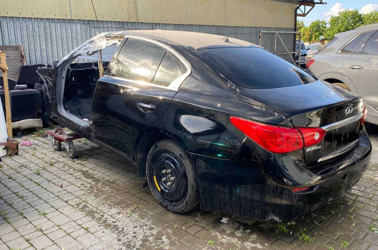 Разборка Infiniti Q50 2014-(крышка бампер дверь акпп крыло блок)
