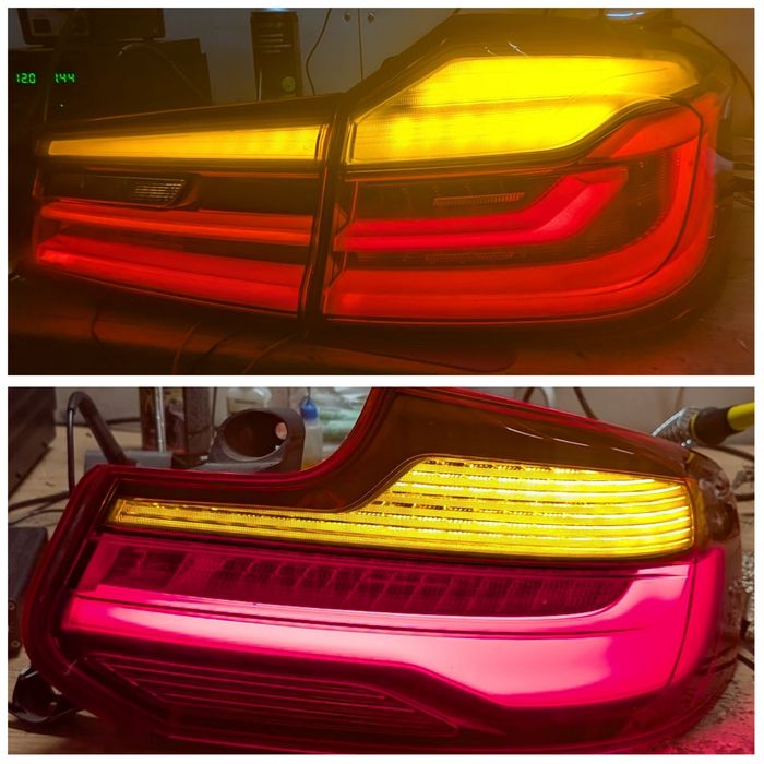 Konwersja przeróbka lamp BMW f87 f22 g30 tył USA EU