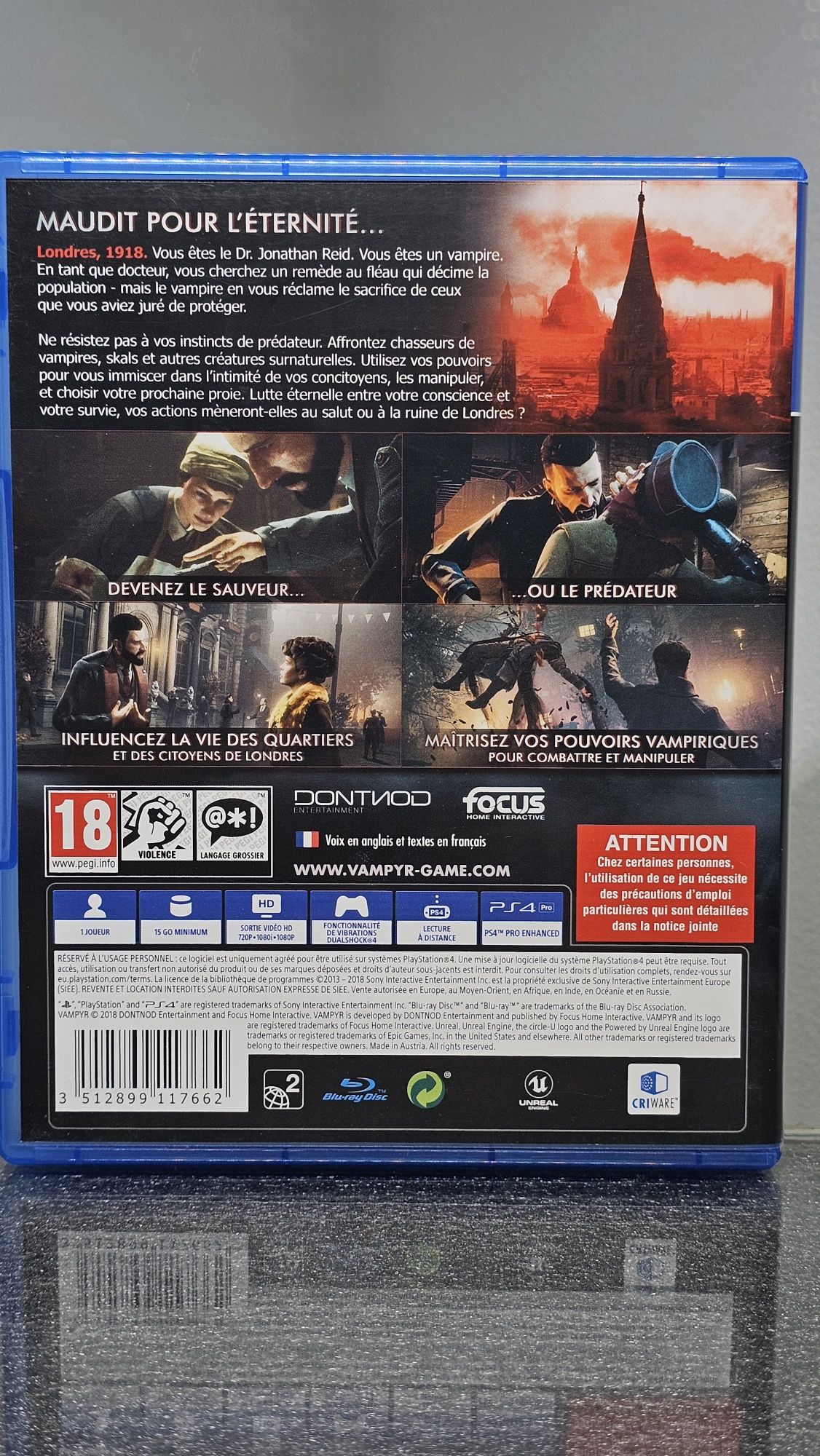 Vampyr PS4 Playstation 4 Horror Terror Vampires Stealth