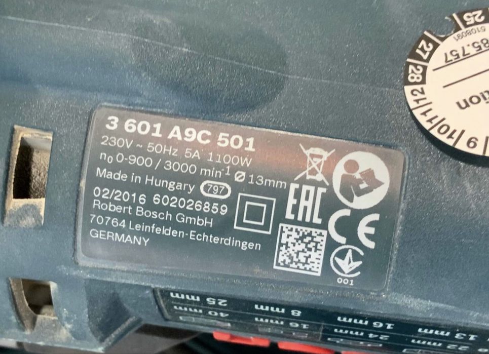 ударная дрель Bosch GSB 21-2 RE Professional.