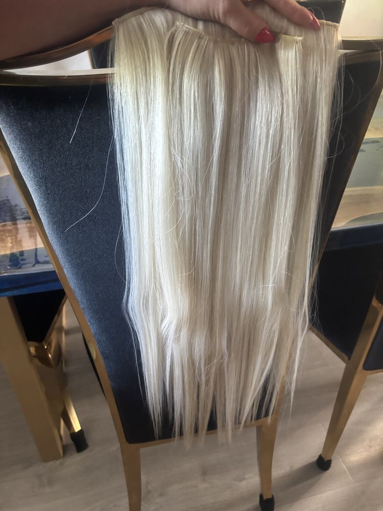 Wlosy 2 geste tasmy clip in 70 cm nowe