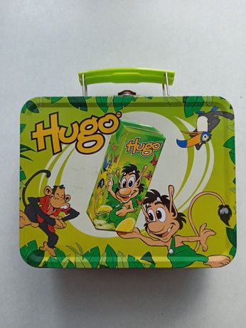 kultowa metalowa śniadaniówka walizeczka walizka HUGO Hugolina