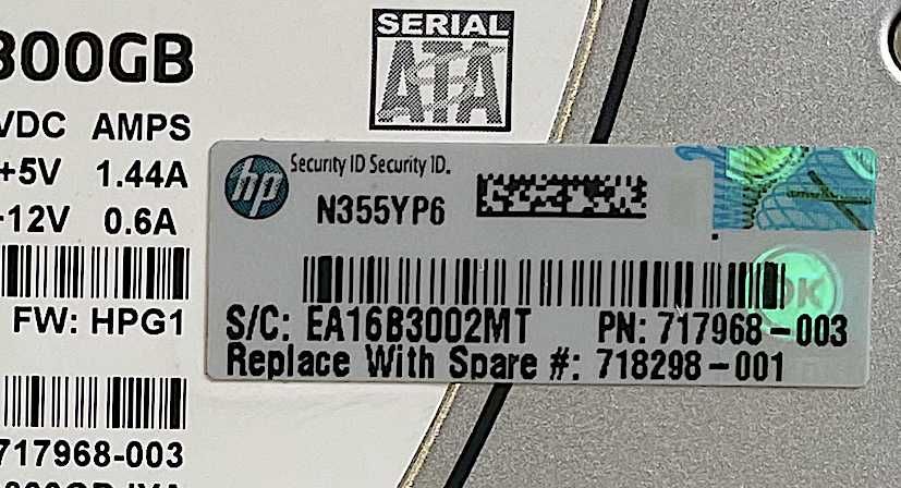 Жесткий диск Intel SSD DC S3500 Series 800GB / SSDSC2BB800G4P (Taiwan)