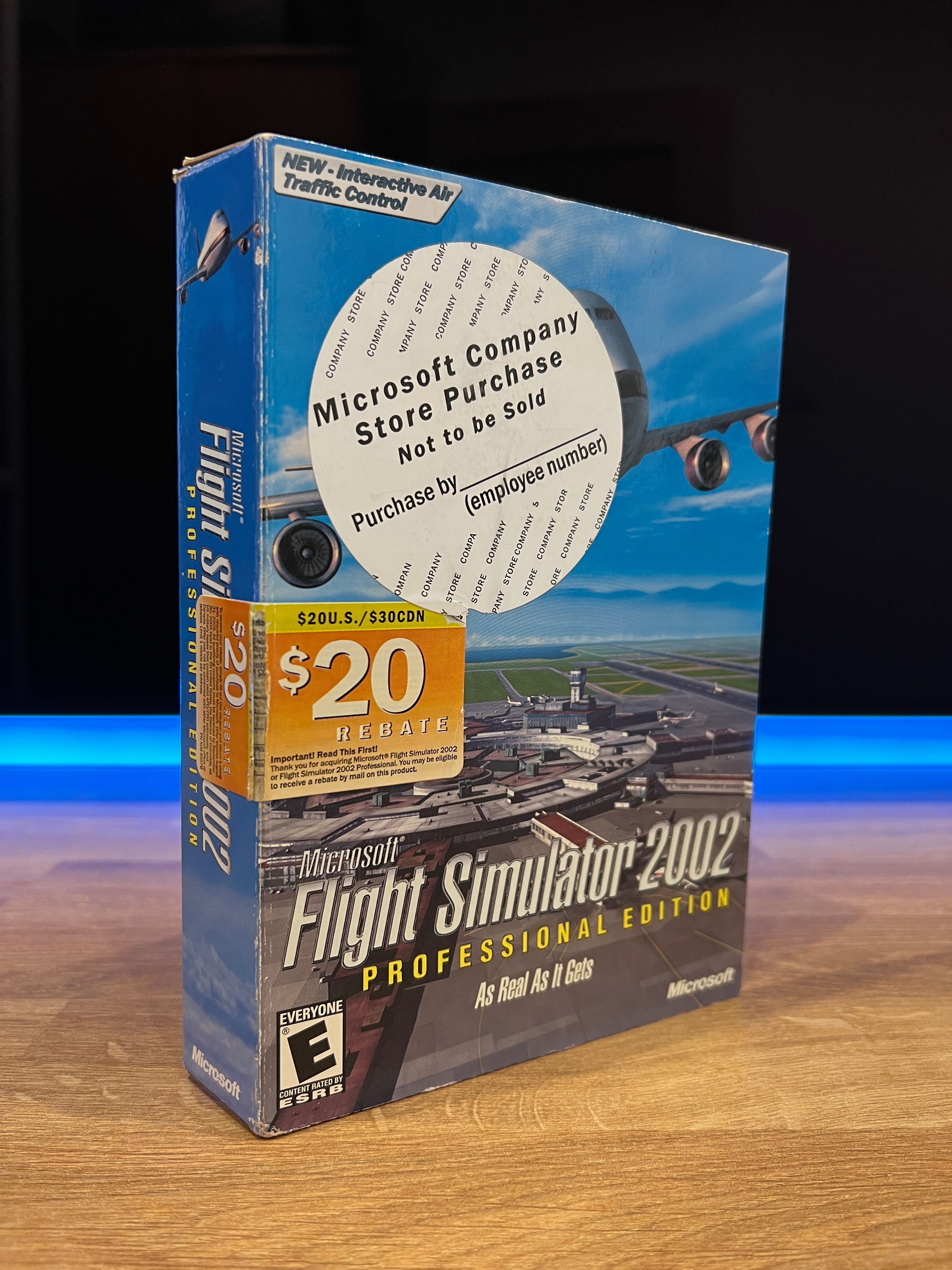 Flight Simulator 2002 Professional Edition (PC EN 2002) mini BIG BOX