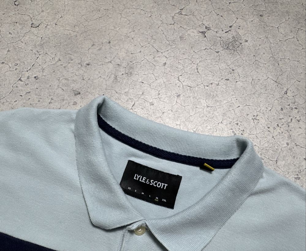 Мужская Футболка Поло Lyle & Scott Оригинал Идеал Размер L-XL