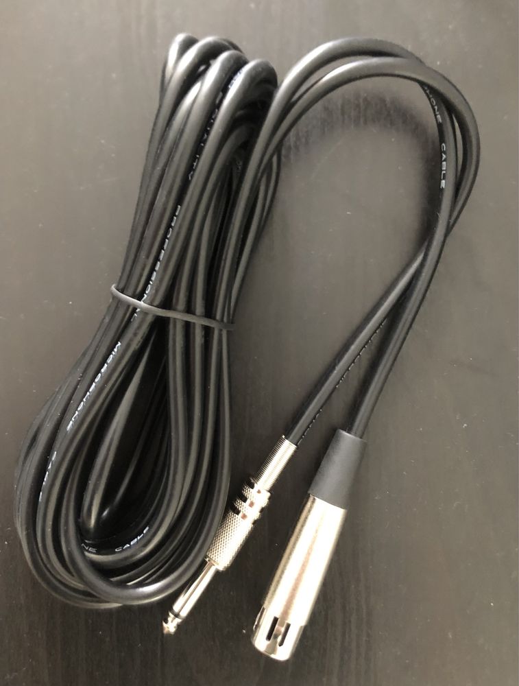 2 Cabos XLR - Jack (Guitarra)