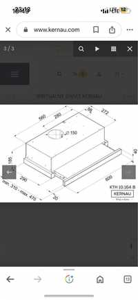 Okap kernau KTH 10.164 b