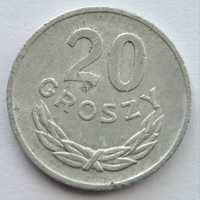 Polskie 20 groszy 1973
