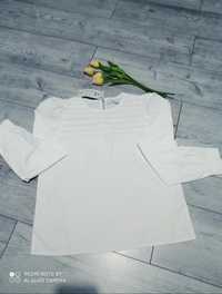 Biała  koszula długi rękaw elegancka dla dziewczynki reserved rozm 158