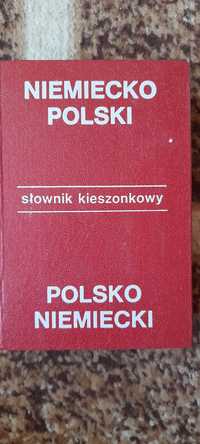 Słownik kieszonkowy-Polsko Niemiecki Niemiecko Polski -Jan Czochralski
