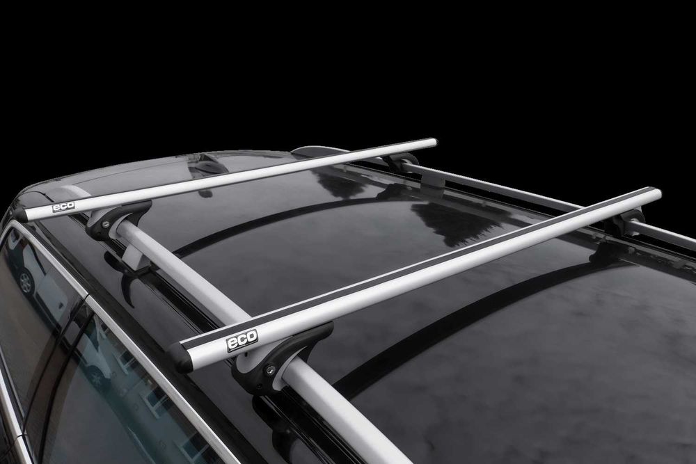 Bagażnik dachowy samochodowy Eco Alubase 120 aluminiowy na relingi