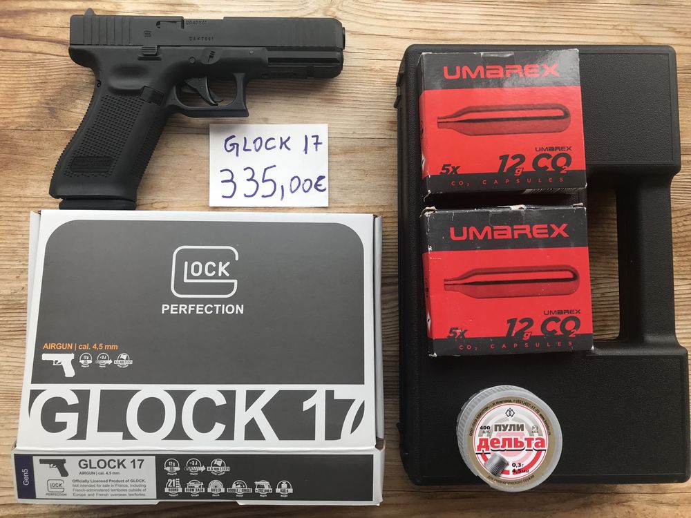 Pistolas Pressão de ar CO2 Blowback Beretta PX4 - GLOCK 17 GEN5 CHUMBOS - SwissArms PT92 METAL Automática