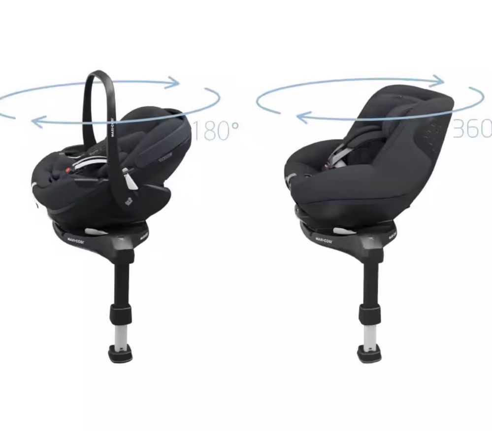 Fotelik samochodowy MAXI-COSI Pebble 360, baza MC Family Fix 360 PRO