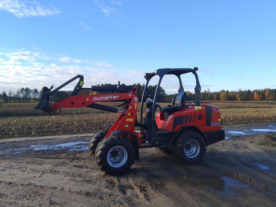 Ładowarka przegubowa schaffer 3650 Weidemann Łyżko krokodyl