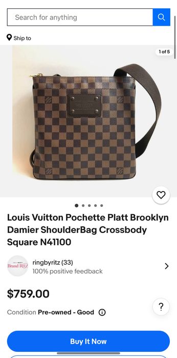 Сумка карман Louis Vuitton, оригинал