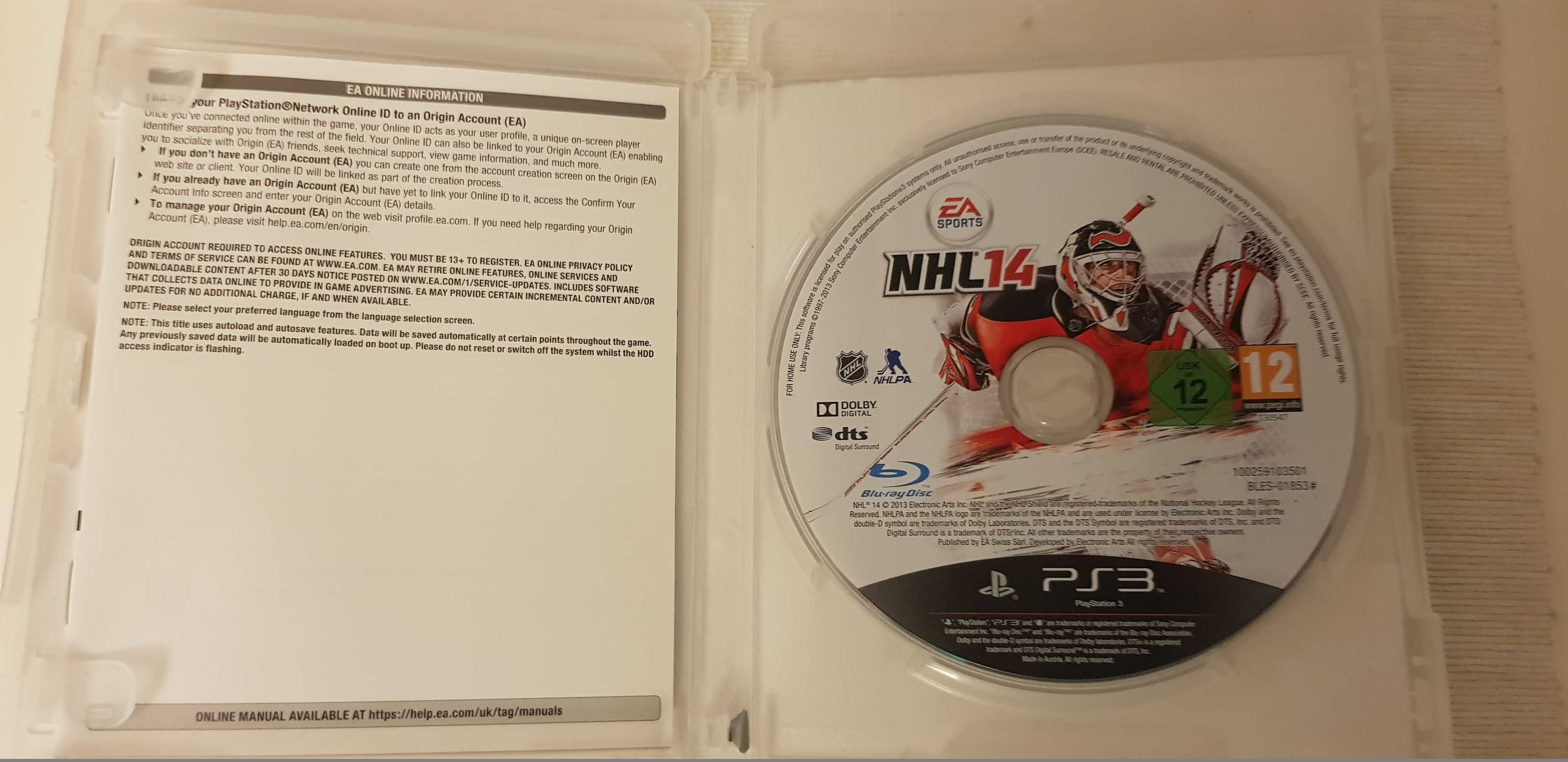 NHL 14 (Gra PS3)