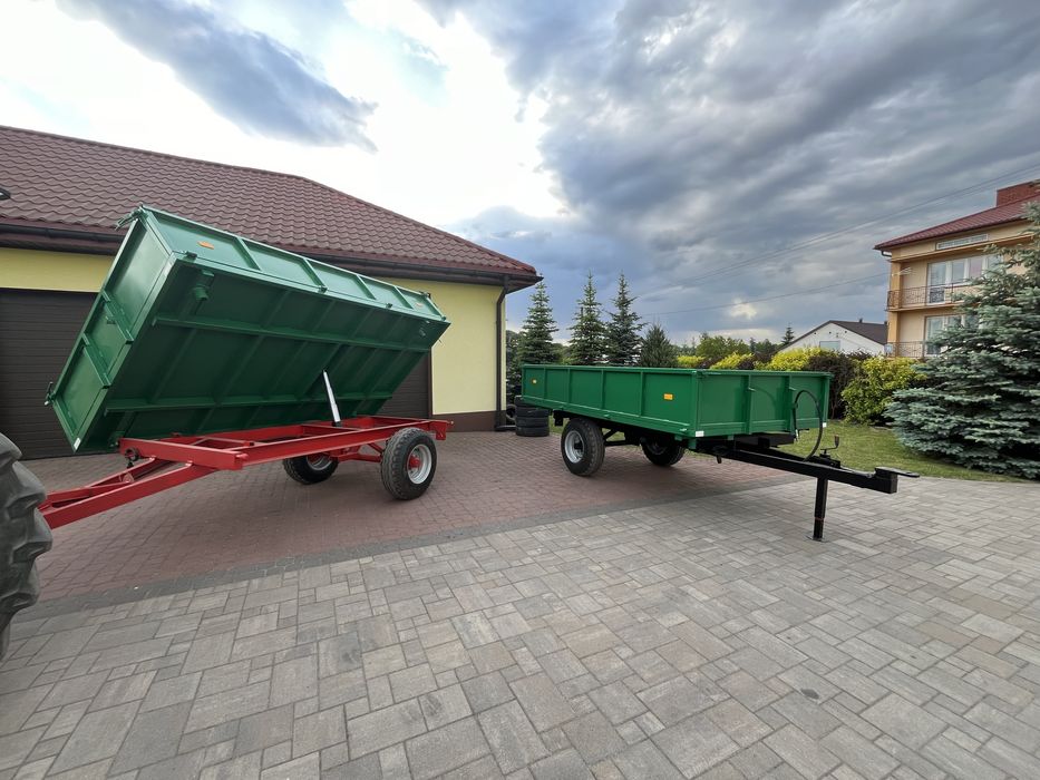 Przyczepka jednoosiowa wywrotka